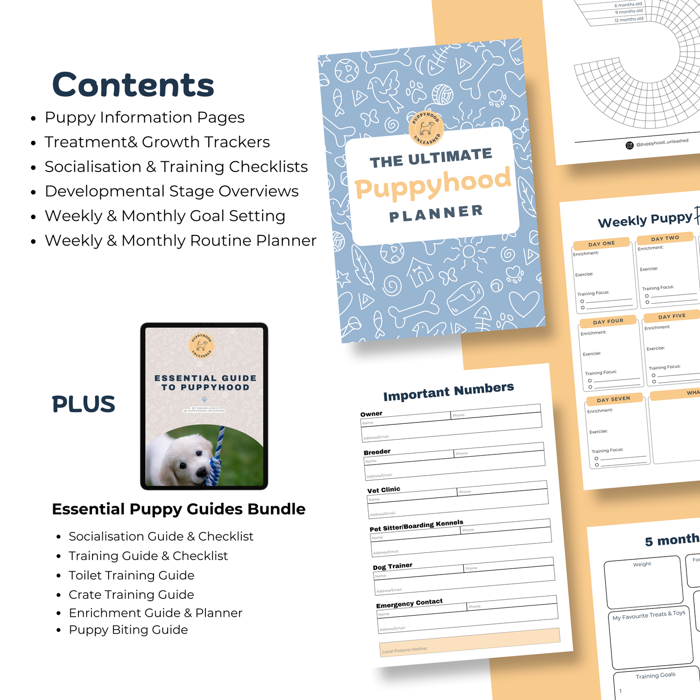 The Ultimate Puppyhood Bundle (Planner + Puppy Guides)